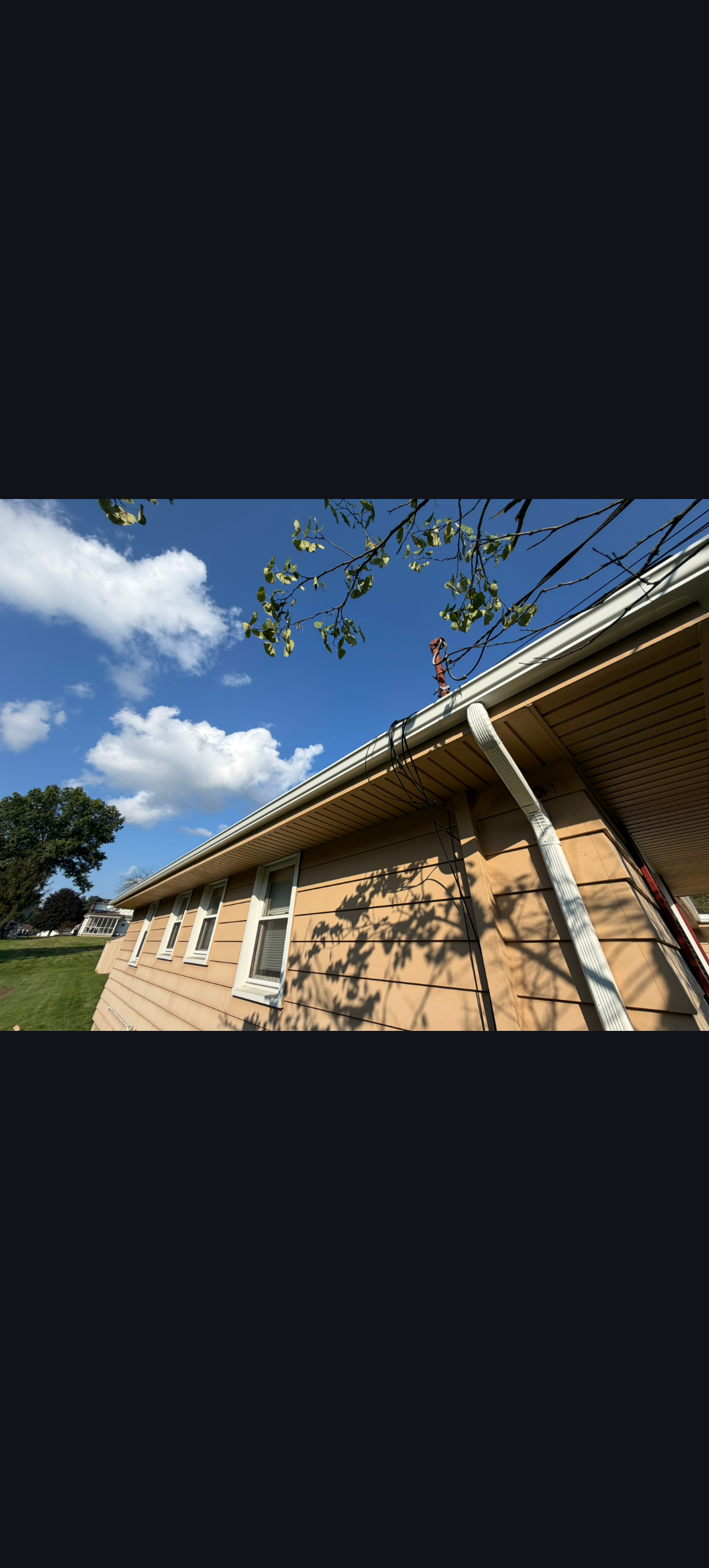 Ranch Home Gutter Install