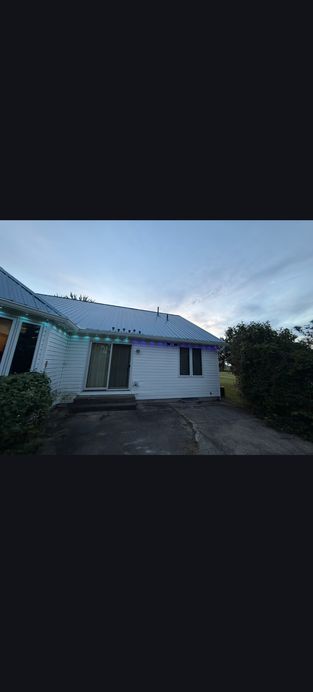 Blue Eave Lighting Install